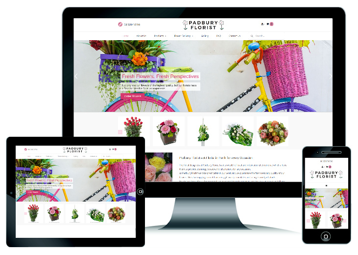 Padbury Florist Website Design Perth