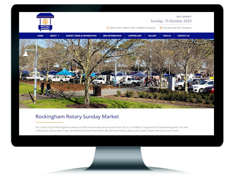 Rockingham Rotary Markets Website