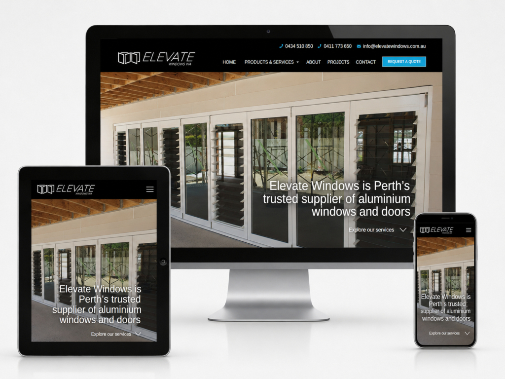 A SEO friendly redesign of Elevate Windows website